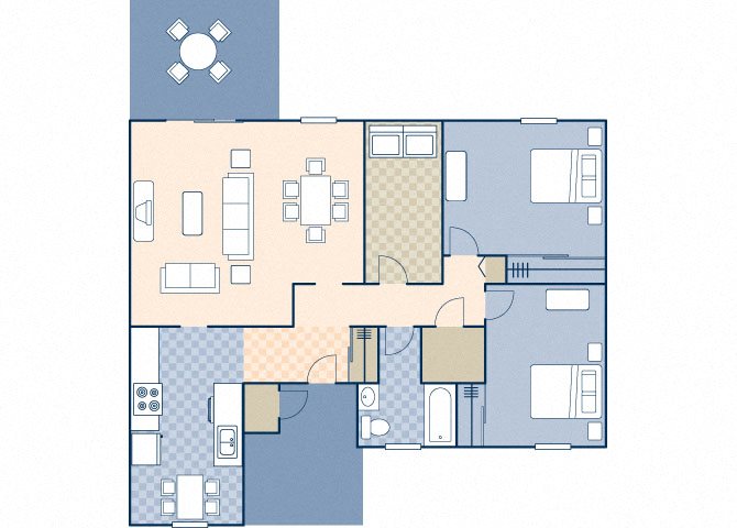 Eagle Estates 2x1 943 sf